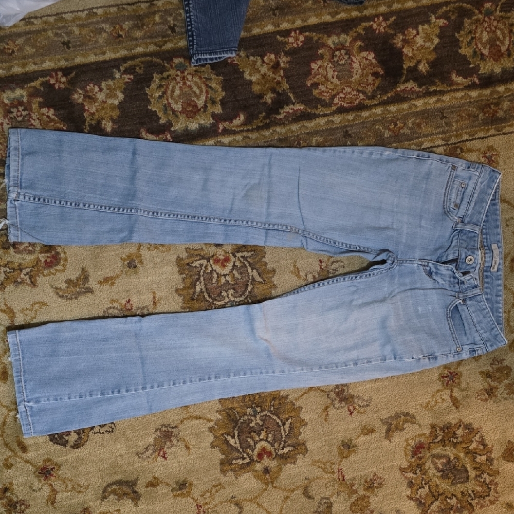 Refuge Blue Straight Leg Jeans Classic Style